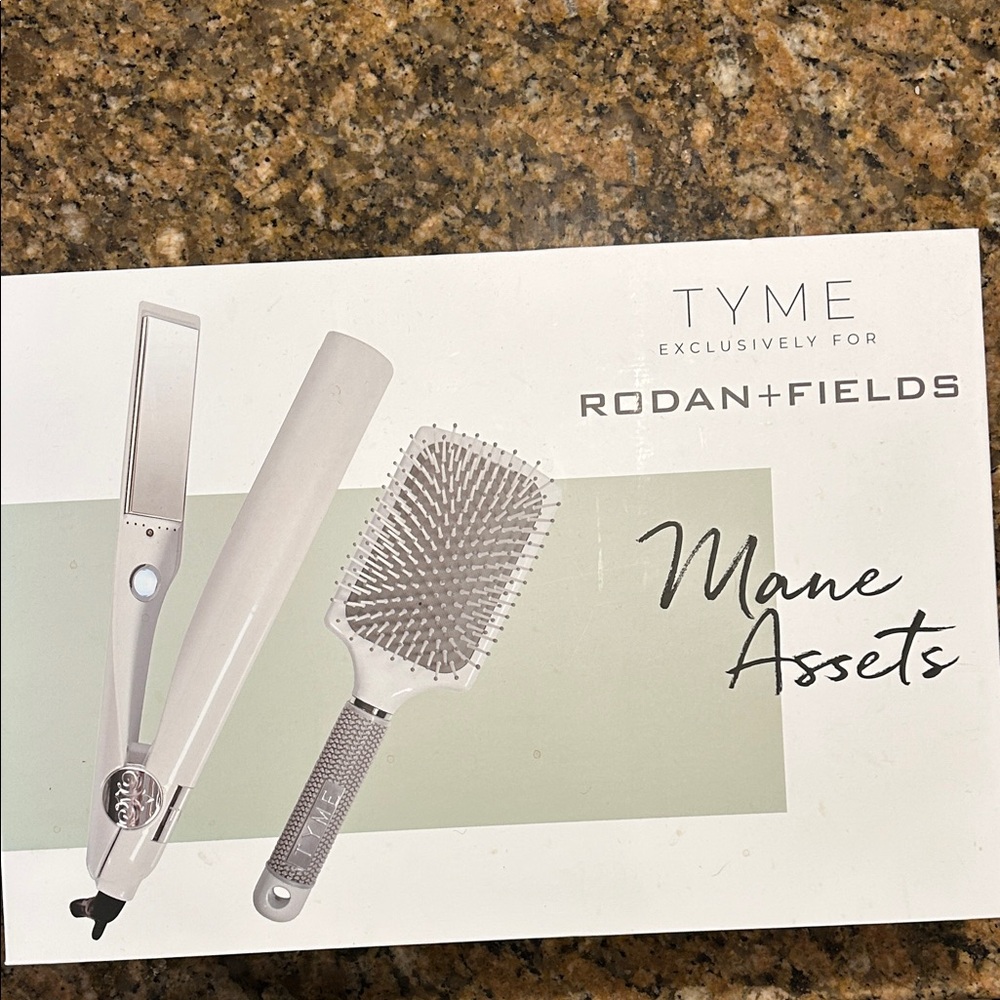 TYME Mane Assets Hair Styling Set - White and Silver